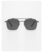 Beilvora Polarized Sunglasses Metal Square Frame UV400 Eyewear