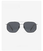 Beilvora Polarized Sunglasses Stainless Steel Square Frame UV400 Eyewear