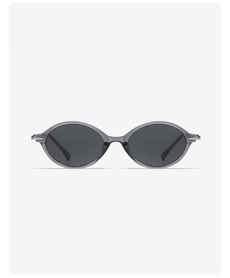 Beilvora Polarized Oval Sunglasses TR90 Metal Frame UV400 Eyewear