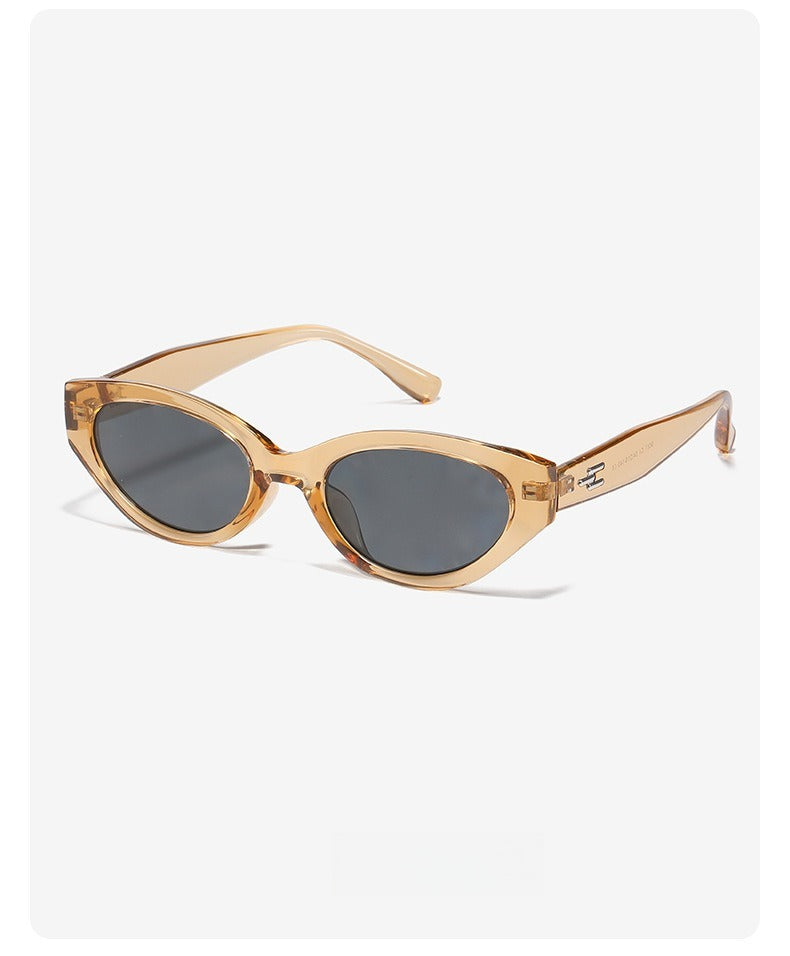 Beilvora Cat Eye Polarized Sunglasses Retro Slim Frame UV400 Eyewear