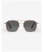 Beilvora Polarized Sunglasses Metal Square Frame UV400 Eyewear
