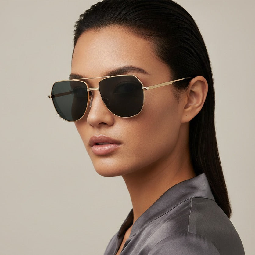 Beilvora Aviator Sunglasses Metal Frame UV400 Fashion Eyewear