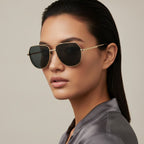 Beilvora Aviator Sunglasses Metal Frame UV400 Fashion Eyewear