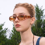 Beilvora Oval Sunglasses PC Frame UV400 Fashion Eyewear