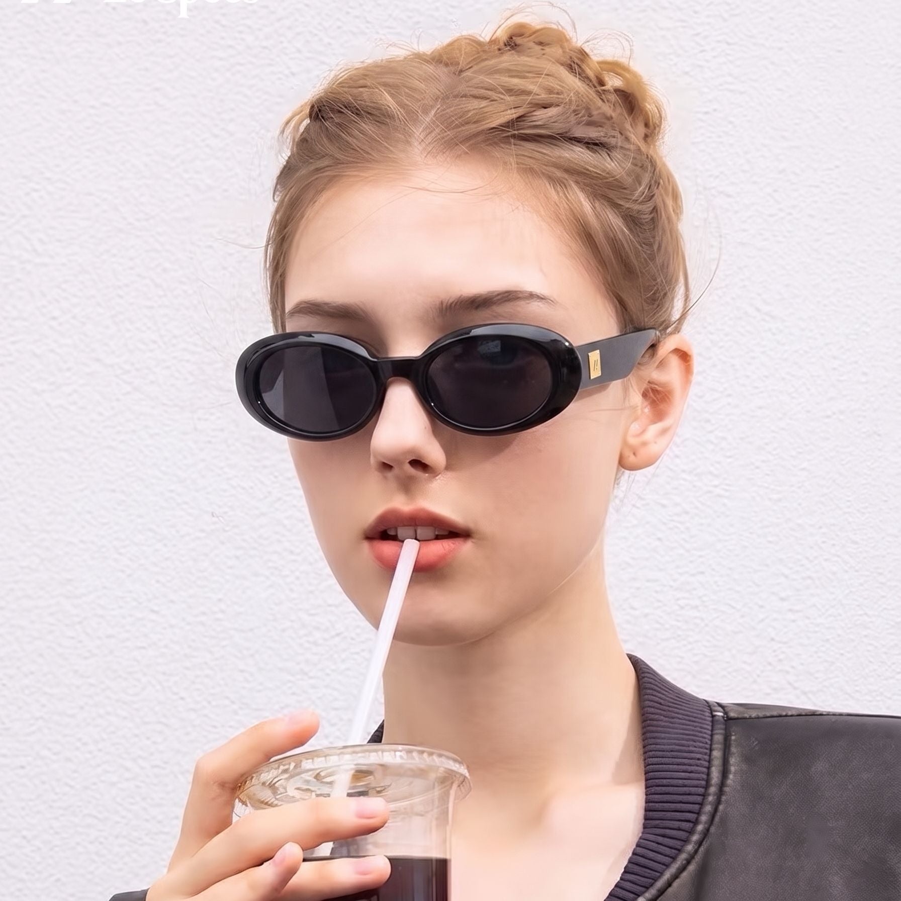 Beilvora Oval Sunglasses PC Frame UV400 Fashion Eyewear