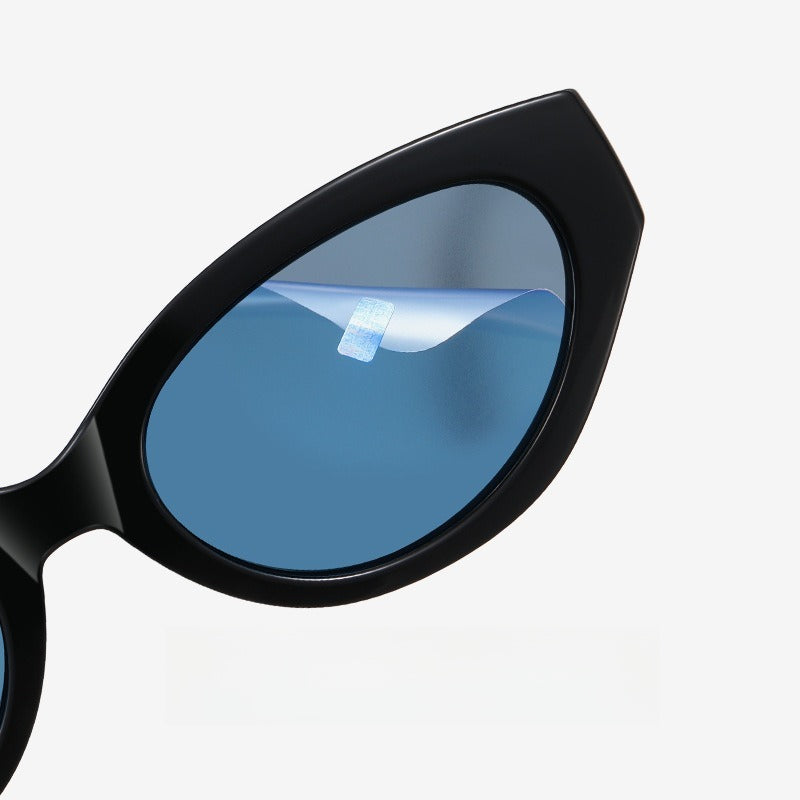 Beilvora Cat Eye Polarized Sunglasses Retro Slim Frame UV400 Eyewear