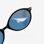 Beilvora Polarized Oval Sunglasses TR90 Metal Frame UV400 Eyewear