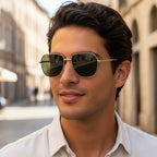 Beilvora Aviator Sunglasses Metal Frame UV400 Fashion Eyewear