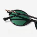 Beilvora Polarized Oval Sunglasses TR90 Metal Frame UV400 Eyewear