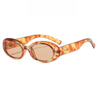 Beilvora Oval Sunglasses PC Frame UV400 Fashion Eyewear