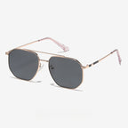 Beilvora Polarized Sunglasses Stainless Steel Square Frame UV400 Eyewear