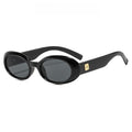 Beilvora Oval Sunglasses PC Frame UV400 Fashion Eyewear