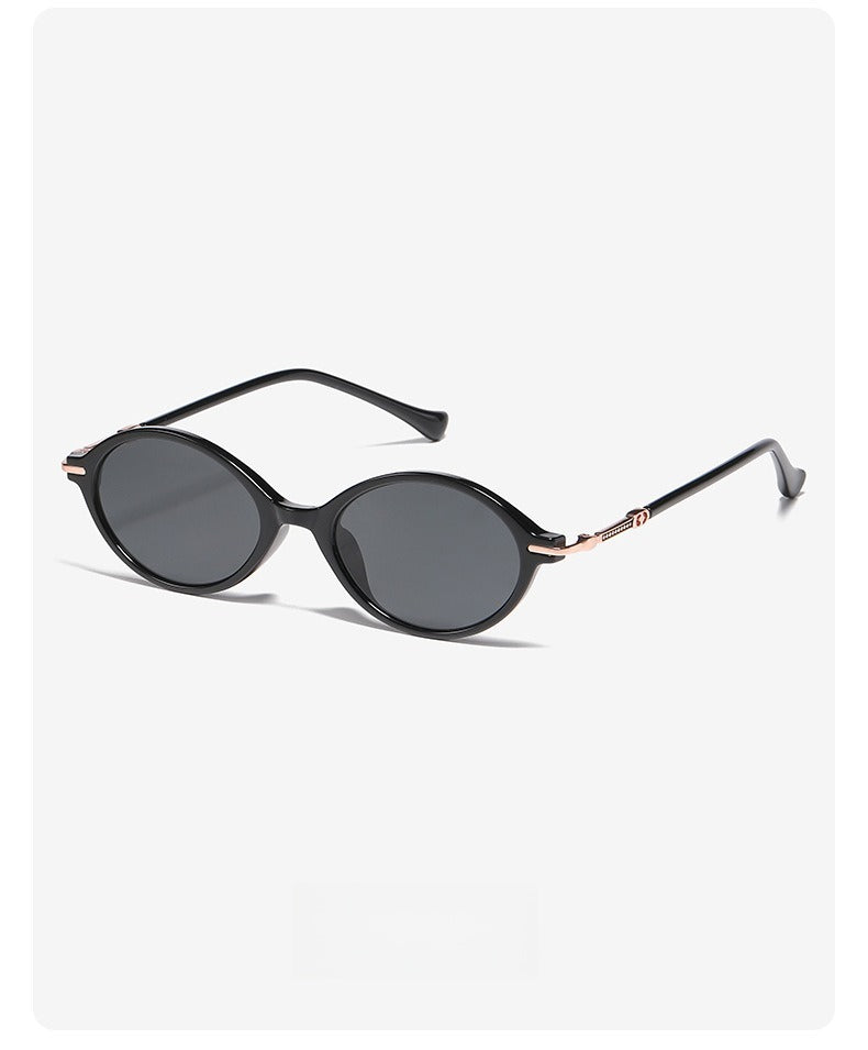 Beilvora Polarized Oval Sunglasses TR90 Metal Frame UV400 Eyewear