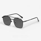Beilvora Polarized Sunglasses Metal Square Frame UV400 Eyewear