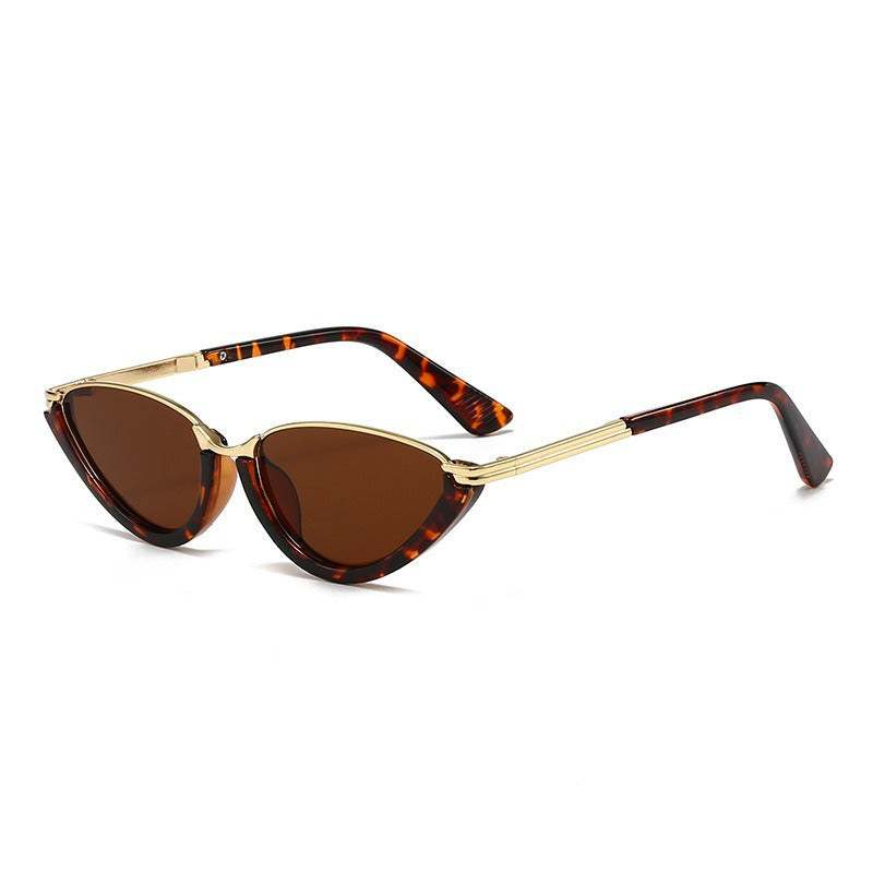 Beilvora Cat Eye Sunglasses Metal Frame UV400 Fashion Eyewear